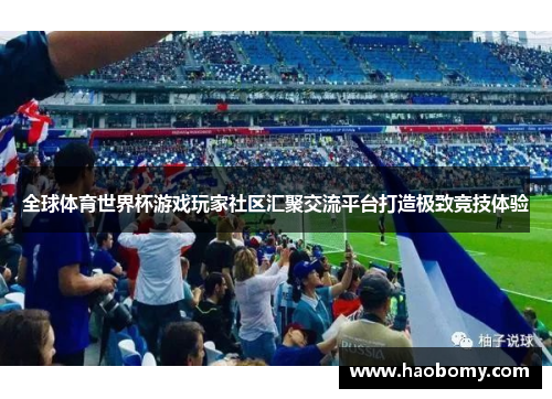 全球体育世界杯游戏玩家社区汇聚交流平台打造极致竞技体验